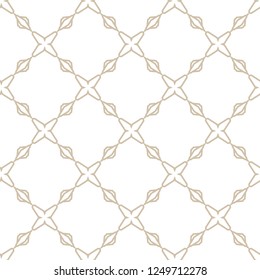 Seamless vector pattern in geometric ornamental style