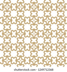 Seamless vector pattern in geometric ornamental style
