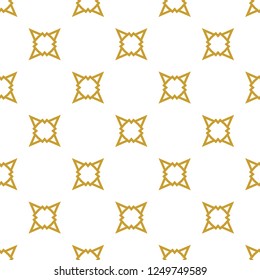 Seamless vector pattern in geometric ornamental style