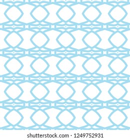 Seamless vector pattern in geometric ornamental style