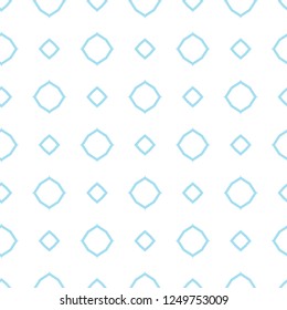 Seamless vector pattern in geometric ornamental style
