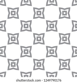 Seamless vector pattern in geometric ornamental style