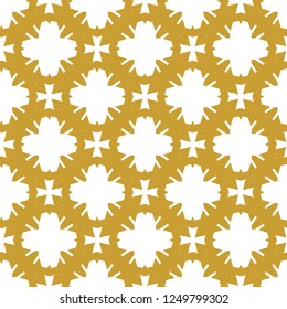 Seamless vector pattern in geometric ornamental style