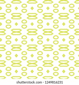 Seamless vector pattern in geometric ornamental style