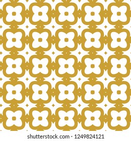 Seamless vector pattern in geometric ornamental style