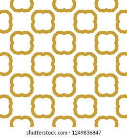 Seamless vector pattern in geometric ornamental style