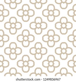 Seamless vector pattern in geometric ornamental style