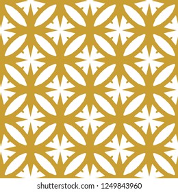 Seamless vector pattern in geometric ornamental style
