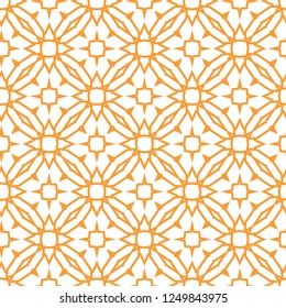Seamless vector pattern in geometric ornamental style