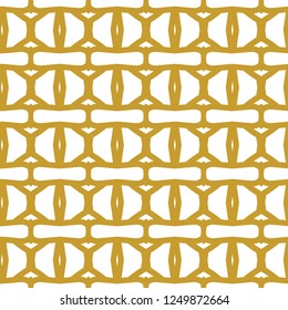 Seamless vector pattern in geometric ornamental style