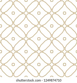 Seamless vector pattern in geometric ornamental style