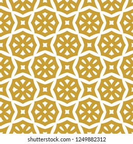 Seamless vector pattern in geometric ornamental style