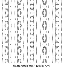 Seamless vector pattern in geometric ornamental style