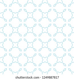 Seamless vector pattern in geometric ornamental style