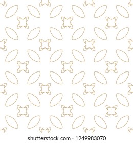 Seamless vector pattern in geometric ornamental style