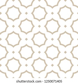 Seamless vector pattern in geometric ornamental style