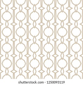 Seamless vector pattern in geometric ornamental style