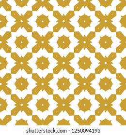 Seamless vector pattern in geometric ornamental style