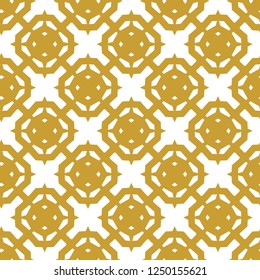 Seamless vector pattern in geometric ornamental style