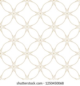 Seamless vector pattern in geometric ornamental style