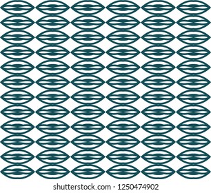 Seamless vector pattern in geometric ornamental style
