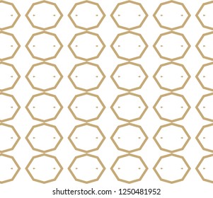 Seamless vector pattern in geometric ornamental style