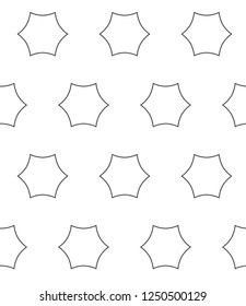 Seamless vector pattern in geometric ornamental style