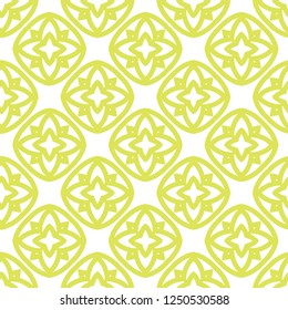 Seamless vector pattern in geometric ornamental style