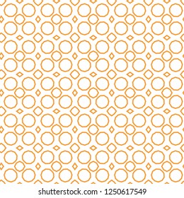 Seamless vector pattern in geometric ornamental style