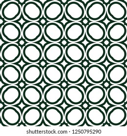 Seamless vector pattern in geometric ornamental style