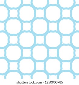 Seamless vector pattern in geometric ornamental style