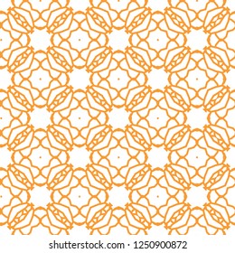 Seamless vector pattern in geometric ornamental style