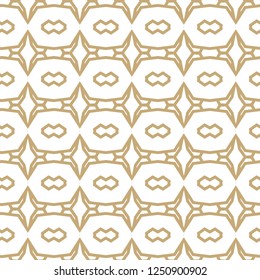 Seamless vector pattern in geometric ornamental style