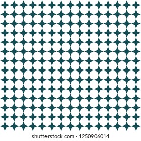 Seamless vector pattern in geometric ornamental style