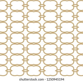 Seamless vector pattern in geometric ornamental style