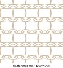 Seamless vector pattern in geometric ornamental style
