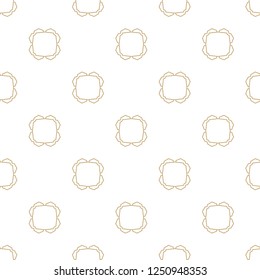 Seamless vector pattern in geometric ornamental style