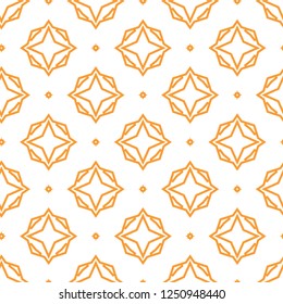 Seamless vector pattern in geometric ornamental style