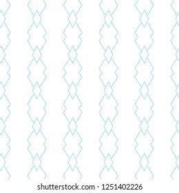 Seamless vector pattern in geometric ornamental style