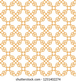 Seamless vector pattern in geometric ornamental style