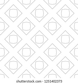 Seamless vector pattern in geometric ornamental style