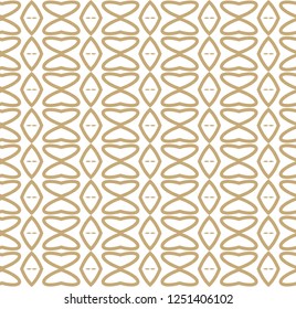 Seamless vector pattern in geometric ornamental style
