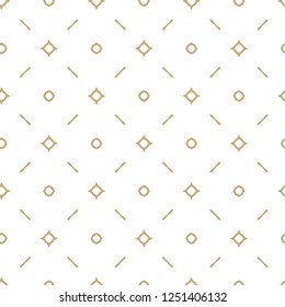 Seamless vector pattern in geometric ornamental style