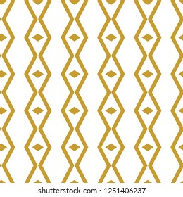 Seamless vector pattern in geometric ornamental style