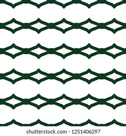 Seamless vector pattern in geometric ornamental style