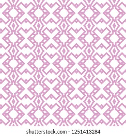 Seamless vector pattern in geometric ornamental style