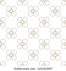Seamless vector pattern in geometric ornamental style