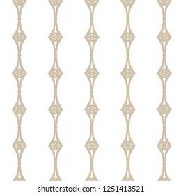 Seamless vector pattern in geometric ornamental style