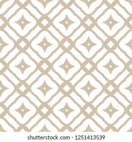 Seamless vector pattern in geometric ornamental style