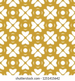 Seamless vector pattern in geometric ornamental style